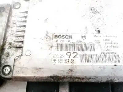 Second-hand car spare part ecu engine control for peugeot 807 (eb_) 2.0 hdi oem iam references 9652590480  0281011334