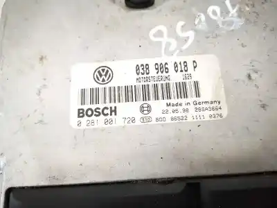 Автозапчастина б/у ебу контролер двигуна для audi a6 avant (4b5) 1.9 tdi посилання на oem iam 0281001720  038906018p