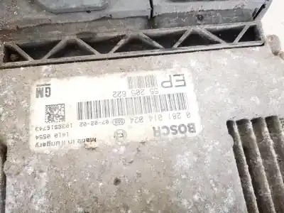 Second-hand car spare part ecu engine control for opel zafira b 1.9 cdti cat (z 19 dtl) oem iam references 55205622  0281014024