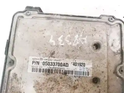 Автозапчасти б/у блок управления двигателем за chrysler sebring (js) 2.0 crd ссылки oem iam 05033700ad  401920