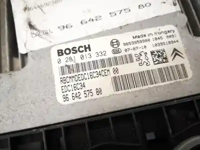 Pezzo di ricambio per auto di seconda mano centralina motore per citroen c4 i (lc_) 1.6 hdi riferimenti oem iam 9664257580  0281013332 Pezzo di ricambio per auto di seconda mano centralina motore per citroen c4 i (lc_) 1.6 hdi riferimenti oem iam 9664257580  0281013332