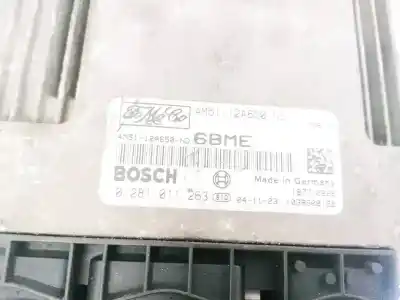 Second-hand car spare part ecu engine control for ford c-max (cb3) 1.6 tdci cat oem iam references 4m5112a650nd  4m51-12a650-nd, 0281011263