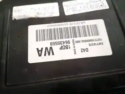 Second-hand car spare part ecu engine control for chevrolet kalos 1.2 cat oem iam references 96435559  96435559wa