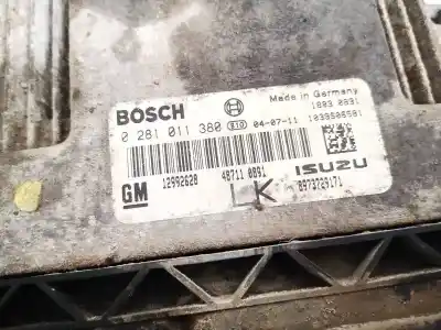 Автозапчастина б/у ебу контролер двигуна для opel astra h caravan 1.7 16v cdti посилання на oem iam 12992628  0281011380