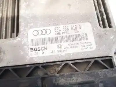 Автозапчасти б/у блок управления двигателем за audi a3 (8p) 2.0 tdi s line (103kw) ссылки oem iam 03g906016g  0281011364