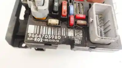 Second-hand car spare part fuse box unit for citroen c5, ii 2008.02 - 2011.01 1.6 hdi 82kw 2008.07 - 2011.01 oem iam references 9664705980  