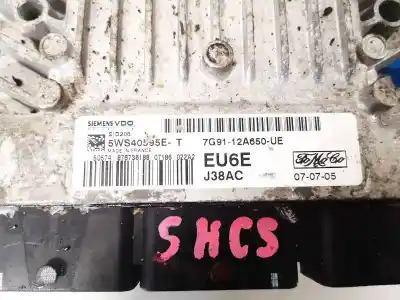 Second-hand car spare part ecu engine control for volvo v50 (545) 2.0 d oem iam references 7g9112a650ue  7g91-12a650-ue, 5ws40595e