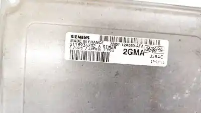 Second-hand car spare part ecu engine control for ford focus turnier (cb4) 1.6 16v cat oem iam references 7m5112a650afa  7m51-12a650-afa, 2gma, s118934202a