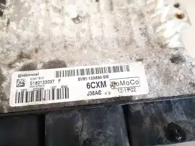 Second-hand car spare part ecu engine control for ford focus turn. (cb8) 1.6 tdci cat oem iam references bv6112a650sm  bv61-12a650-sm, s180133037