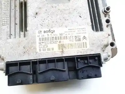 Second-hand car spare part ecu engine control for citroen c4 picasso 1.6 16v hdi fap oem iam references 0281013334  9666986680