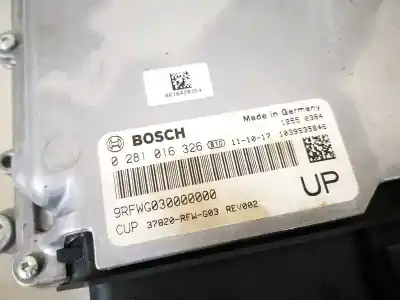 Second-hand car spare part ecu engine control for honda cr-v (re) 2.2 dtec cat oem iam references 37820rfwg03  37820-rfw-g03, 0281016326