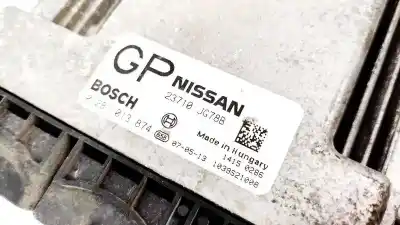 Second-hand car spare part ecu engine control for nissan x-trail (t31) 2.0 dci turbodiesel cat oem iam references 23710jg78b  0281013874