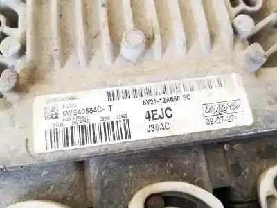 Автозапчастина б/у ебу контролер двигуна для ford fiesta (cb1) 1.4 tdci cat посилання на oem iam 8v2112a650ec  8v21-12a650-ec, 5ws40584c-t