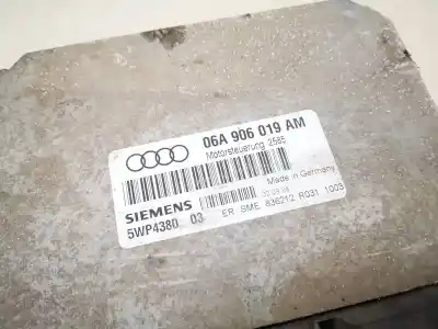 Автозапчастина б/у ебу контролер двигуна для audi a3 (8l) 1.6 посилання на oem iam 06a906019am  5wp4380