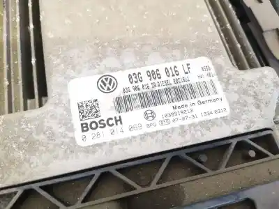 Автозапчасти б/у блок управления двигателем за volkswagen caddy ka/kb (2k) 2.0 sdi ссылки oem iam 03g906016lf  0281014069