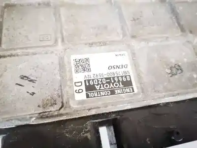 Автозапчастина б/у ебу контролер двигуна для toyota auris, i e15 2006.10 - 2012.10 2.0l 93kw d-4d 2006.10 - 2012.10 посилання на oem iam 8966102d91  89661-02d91, mb175800-9592