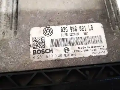 Second-hand car spare part ecu engine control for skoda octavia combi (1z5) 1.9 tdi dpf oem iam references 03g906021lb  0281013238