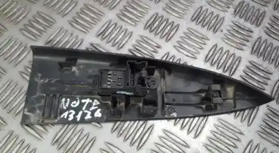 Second-hand car spare part left front power window switch for nissan note (e11e) 1.5 dci turbodiesel cat oem iam references 809619u00a  