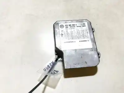 Peça sobressalente para automóvel em segunda mão centralina de airbag por volkswagen polo (9n1) 1.9 sdi referências oem iam 1c0909605k