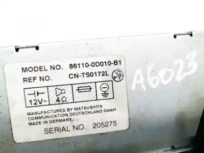 Second-hand car spare part climate control for toyota yaris (ncp1/nlp1/scp1) 1.0 cat oem iam references 861100d010b1  86110-0d010-b1