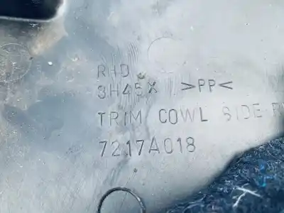 Автозапчасти б/у пластик за mitsubishi outlander (cw0) 2.0 di-d intense ссылки oem iam 7217a018  