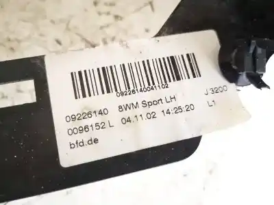Автозапчастина б/у пластика для opel vectra c (z02) 2.2 dti 16v (f69) посилання на oem iam 09226140  0096152l, 5001440000