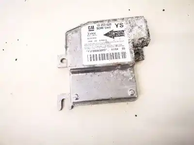 Peça sobressalente para automóvel em segunda mão centralina de airbag por opel meriva b 1.7 16v cdti referências oem iam 13203620ys