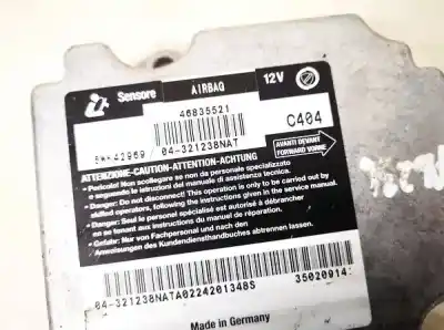 İkinci el araba yedek parçası hava yastigi kontrol ünitesi için fiat stilo (192) 1.9 jtd / 1.9 jtd 115 active oem iam referansları 46835521  5wk42969