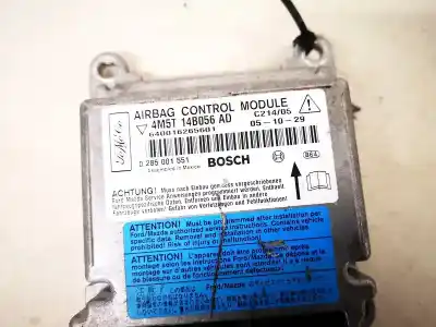 Second-hand car spare part airbag control unit for ford focus c-max (cap) 1.8 cat oem iam references 4m5t14b056ad  0285001551