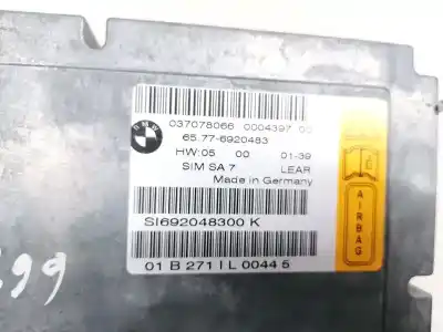 Second-hand car spare part airbag control unit for bmw 7-series, e65 / e66 / e67 /e68 2001.11 - 2008.06 735 i.li 200kw 2001.11 - 2008.06 oem iam references 037078066  65776920483