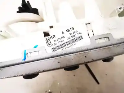 Peça sobressalente para automóvel em segunda mão comando de sofagem (chauffage / ar condicionado) por opel meriva b 1.7 16v cdti referências oem iam 93329465  e4919