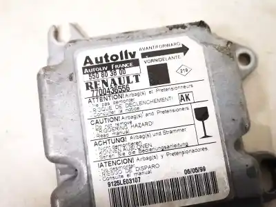 Автозапчастина б/у блок управління подушками безпеки для renault megane i scenic (ja0) motor 1.9 ltr. - 72 kw dti diesel cat посилання на oem iam 7700436556  550803800