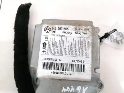 Автозапчасти б/у блок управления подушками безопасности за volkswagen golf v variant (1k5) 1.4 ссылки oem iam 1k0909605t  5wk43412