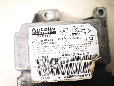 Автозапчасти б/у блок управления подушками безопасности за citroen c5 ii (rc_) 2.0 hdi (rcrhrh) ссылки oem iam 9665266080  608990300