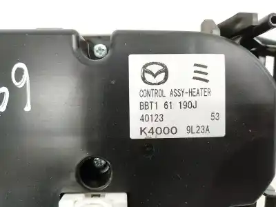 Peça sobressalente para automóvel em segunda mão comando de sofagem (chauffage / ar condicionado) por mazda 3 lim. (bl) 1.6 cd diesel cat referências oem iam bbt161190j  k4000