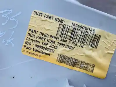 Pezzo di ricambio per auto di seconda mano plastica per dodge journey 2.0 16v crd cat riferimenti oem iam 100013407  1bg9dw1ab