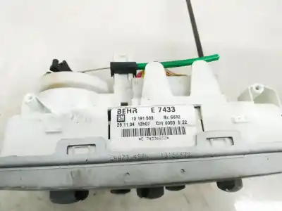 Peça sobressalente para automóvel em segunda mão comando de sofagem (chauffage / ar condicionado) por opel meriva b 1.7 16v cdti referências oem iam 13191583  e7433