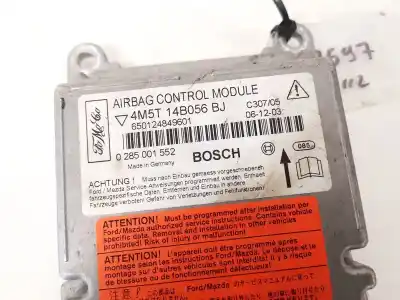 Pezzo di ricambio per auto di seconda mano centralina airbag per ford focus c-max (cap) 1.6 tdci cat riferimenti oem iam 4m5t14b056bj  0285001552
