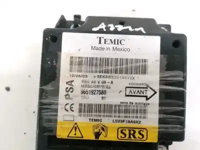 Second-hand car spare part airbag control unit for citroen c3 i (fc_, fn_) 1.4 hdi oem iam references 9651927580  l5v3f16a6x2 Second-hand car spare part airbag control unit for citroen c3 i (fc_, fn_) 1.4 hdi oem iam references 9651927580  l5v3f16a6x2