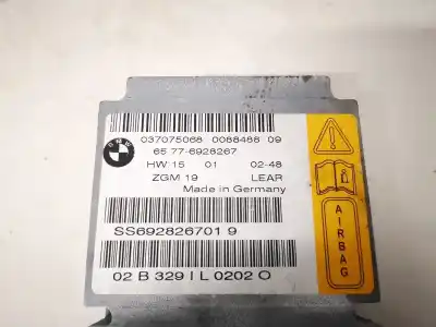 Second-hand car spare part airbag control unit for bmw 7-series, e65 / e66 / e67 /e68 2001.11 - 2008.06 730 d 160kw 2002.10 - 2008.06 oem iam references 65776928267  65.77-6928267