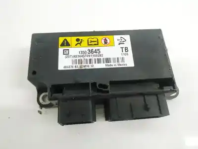 Автозапчастина б/у блок управління подушками безпеки для opel insignia a (g09) 2.0 cdti (68) посилання на oem iam 13503645 Автозапчастина б/у блок управління подушками безпеки для opel insignia a (g09) 2.0 cdti (68) посилання на oem iam 13503645