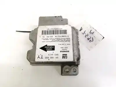Peça sobressalente para automóvel em segunda mão centralina de airbag por opel vectra b caravan 2.0 dti referências oem iam 09180800