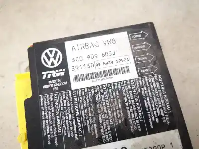 Автозапчасти б/у блок управления подушками безопасности за volkswagen passat b6 variant (3c5) 2.0 fsi ссылки oem iam 3c0909605j  