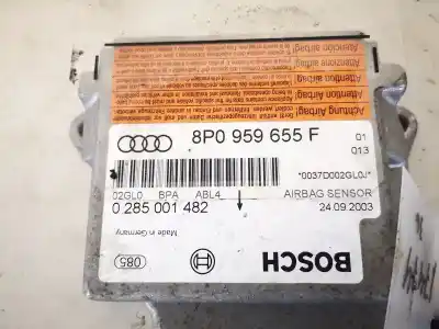 Автозапчастина б/у блок управління подушками безпеки для audi a3 (8p) 2.0 tdi посилання на oem iam 8p0959655f  0285001482