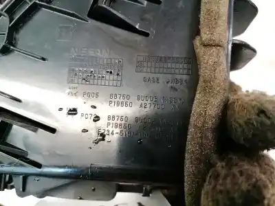 Second-hand car spare part air ventilation grille for nissan note (e11e) 1.4 cat oem iam references 687509u00b  687509u00a