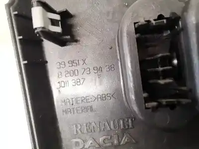 Pezzo di ricambio per auto di seconda mano plastica per dacia sandero 1.5 dci diesel cat riferimenti oem iam 8200739438  