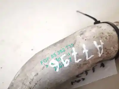 Автозапчастина б/у труба інтеркулера для opel vectra, c 2005.10 - 2008.12 facelift 1.9 cdti 110kw 2004.04 - 2008.12 посилання на oem iam 55352735  