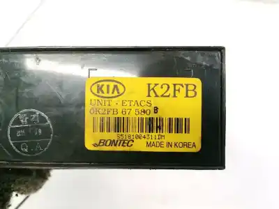 Pezzo di ricambio per auto di seconda mano modulo elettronico per kia carens 2.0 crdi ex monovolumen riferimenti oem iam ok2fb67580  k2fb