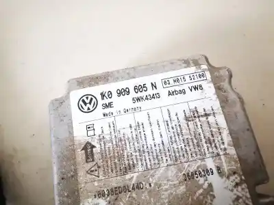 Автозапчасти б/у блок управления подушками безопасности за skoda octavia combi (1z5) 1.9 tdi dpf ссылки oem iam 1k0909605n  5wk43413