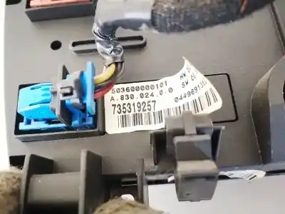 Pezzo di ricambio per auto di seconda mano controllo climatico per fiat stilo (192) 1.9 jtd / 1.9 jtd 115 active riferimenti oem iam 735319257  503600000101